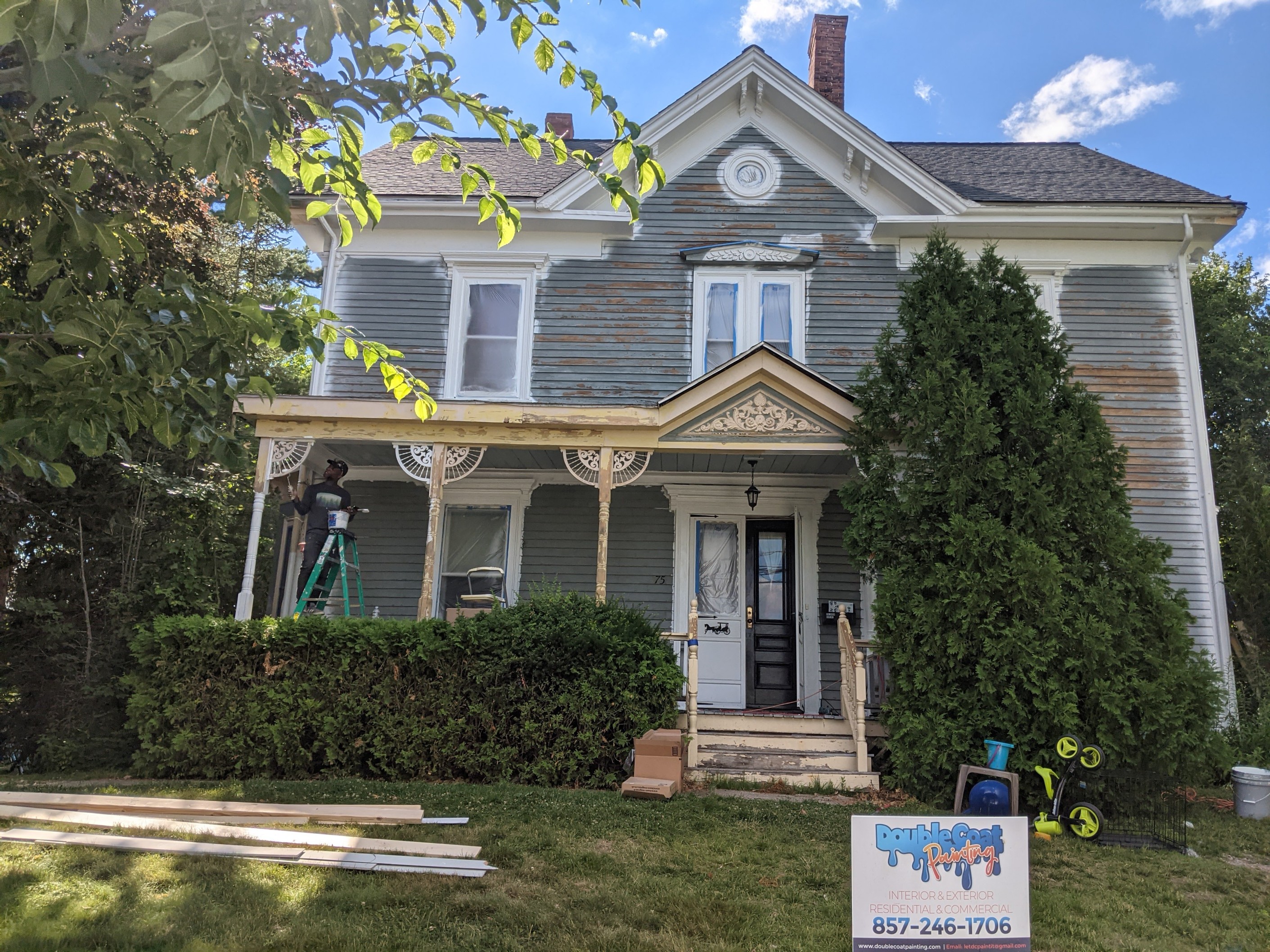 Before: Residential Exterior Repaint