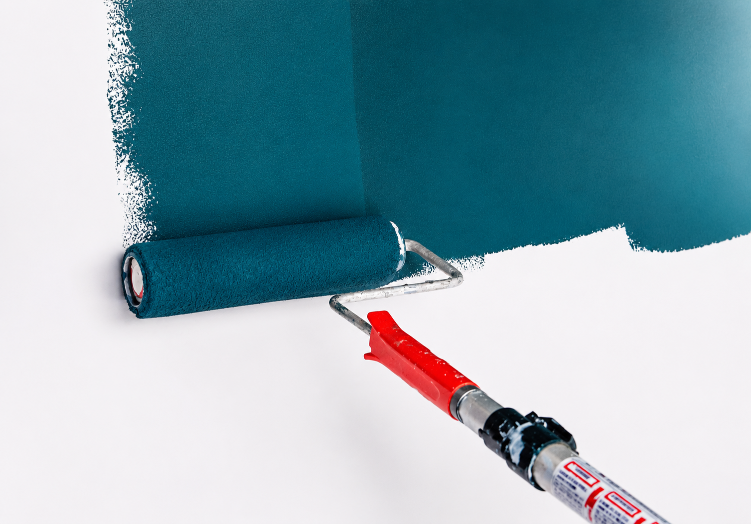 Professional painter at work